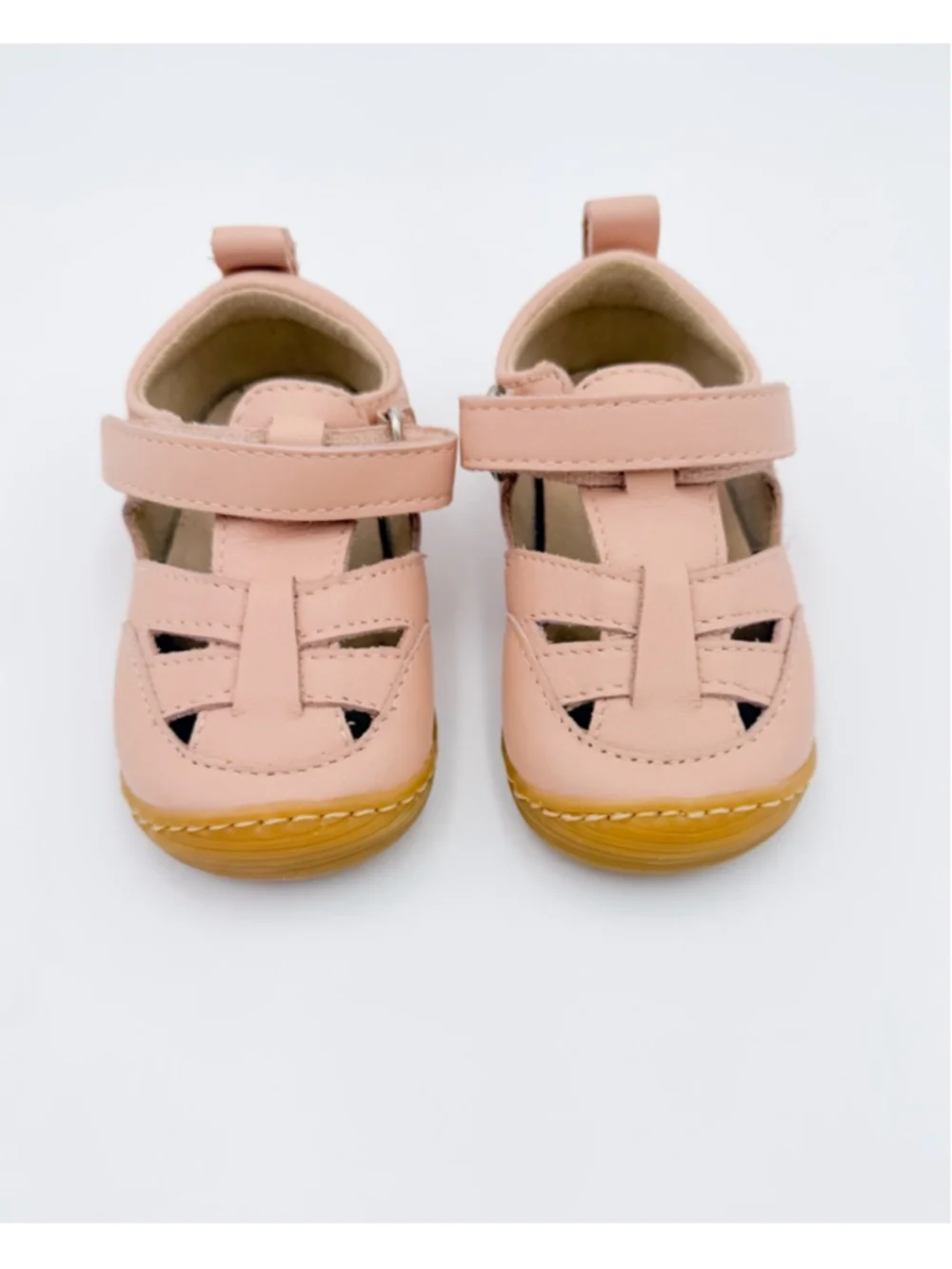 Baby ZARA Pink Walker Fisherman Sandals Girl Size 4.5 20 Barefoot Wide Toe Box